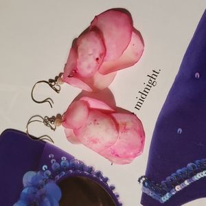 HANDMADE SHELL SCALES EARRINGS